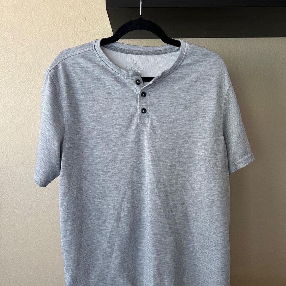 George Men's Grey Shirt